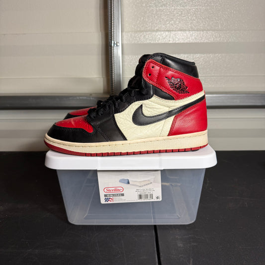 Size 8 - AJ 1 Retro High Bred Toe