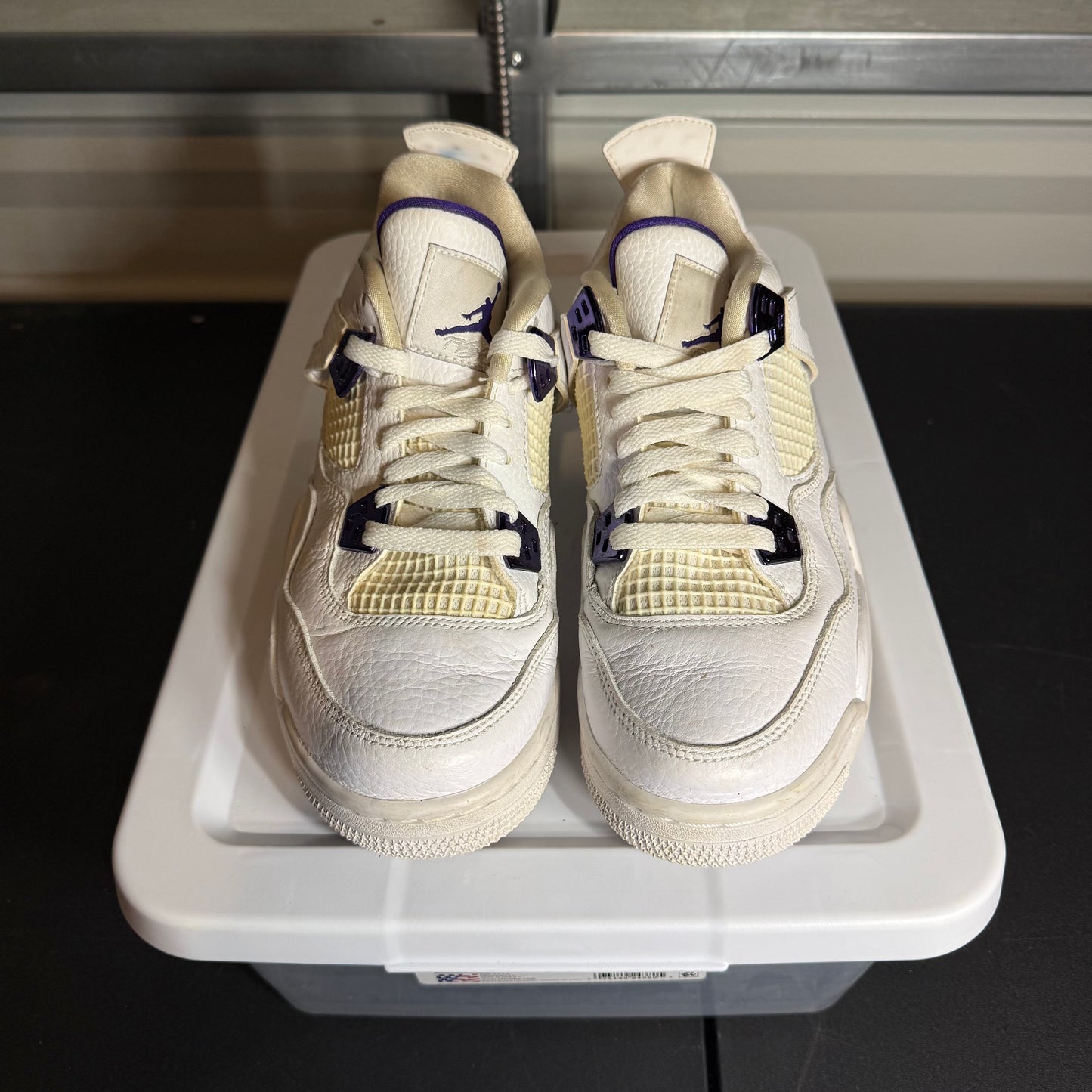 Size 6.5Y - AJ 4 Retro Purple Metallic