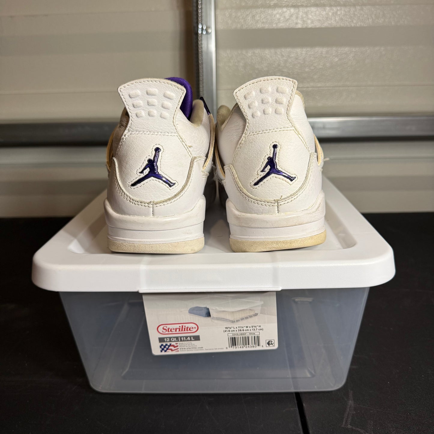 Size 6.5Y - AJ 4 Retro Purple Metallic