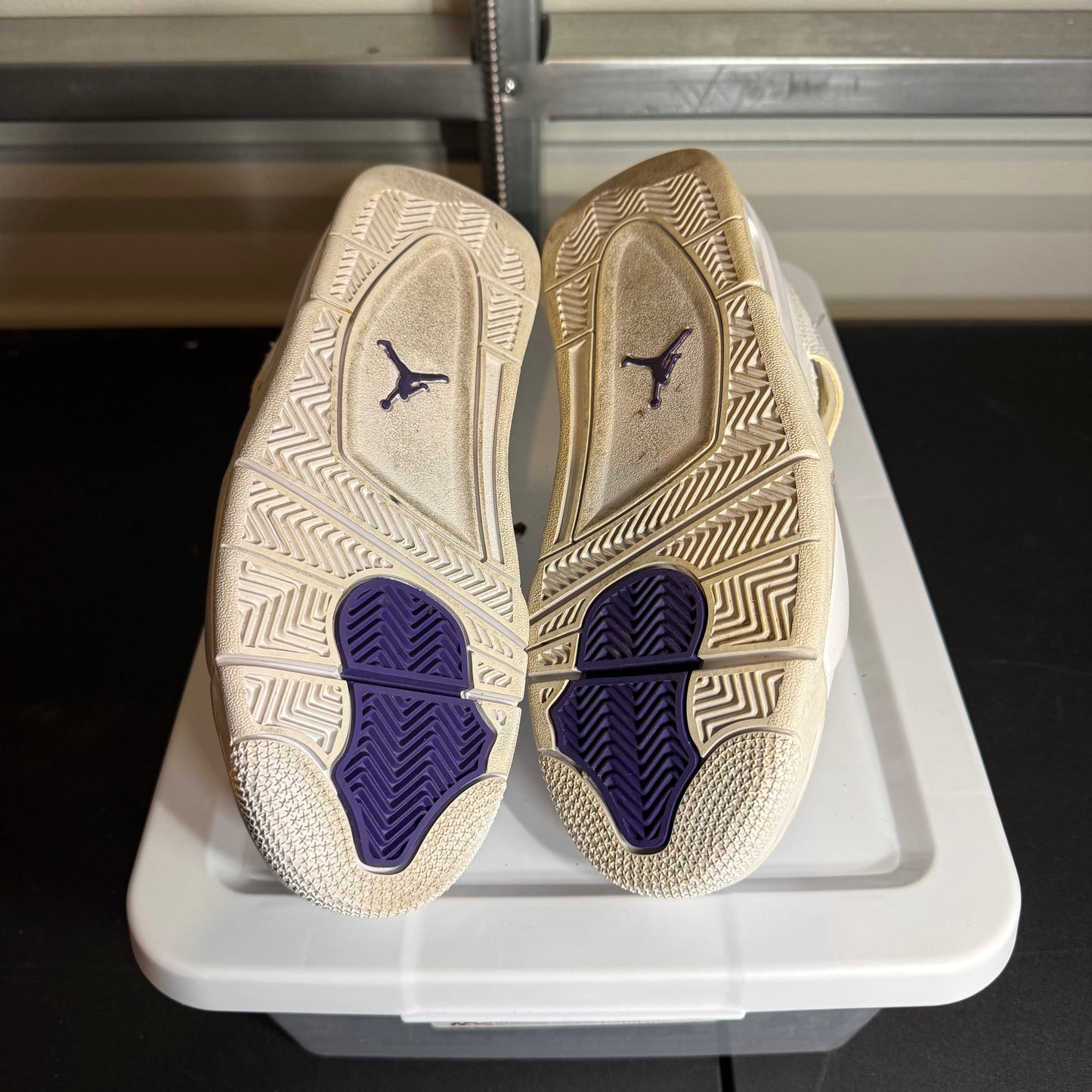 Size 6.5Y - AJ 4 Retro Purple Metallic