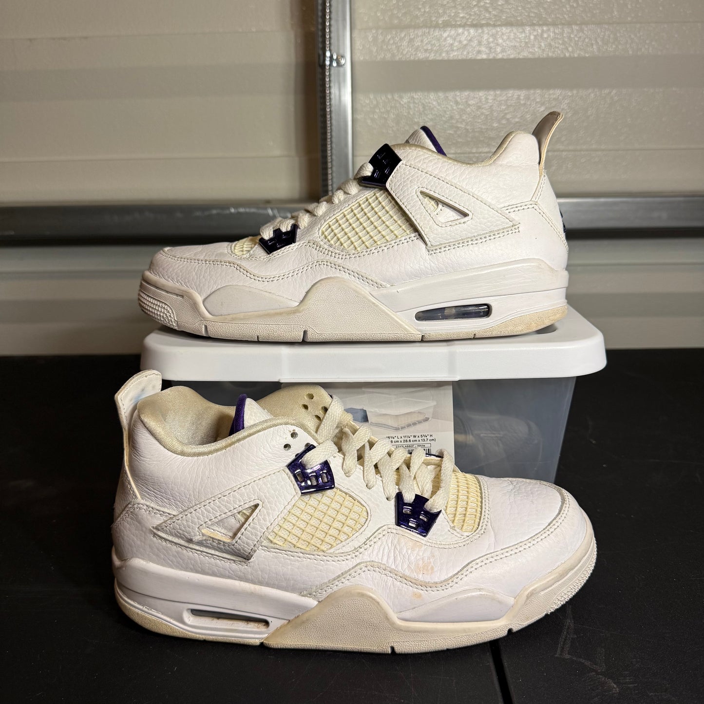 Size 6.5Y - AJ 4 Retro Purple Metallic