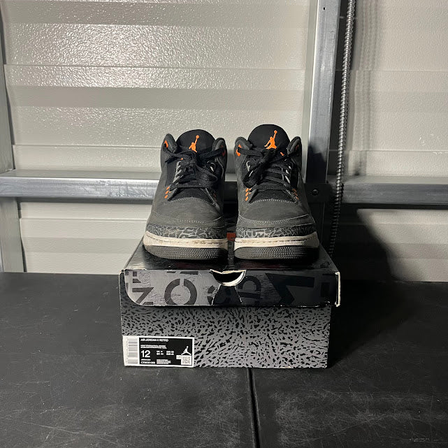 Size 12 - AJ 3 Retro Fear Pack