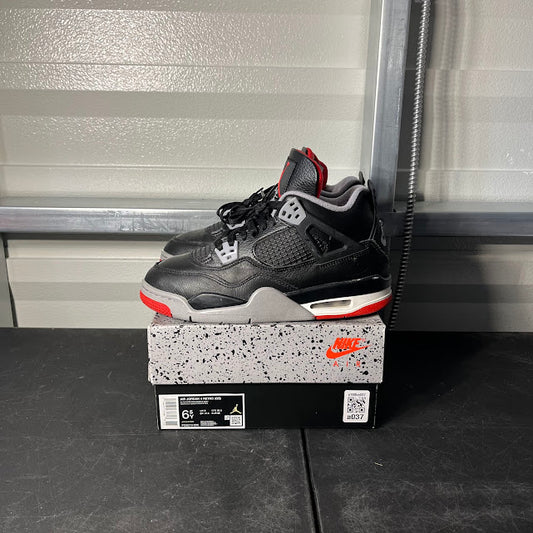 Size 6.5Y - AJ 4 Retro Bred Reimagined