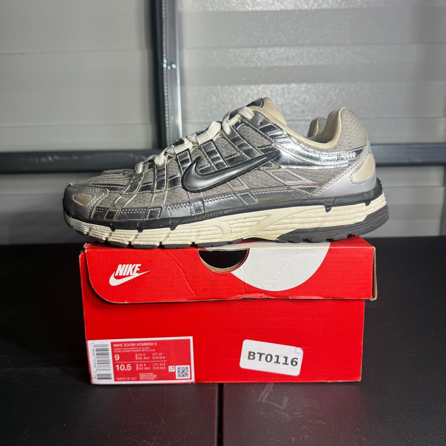Size 9 - P-6000 Metallic Silver