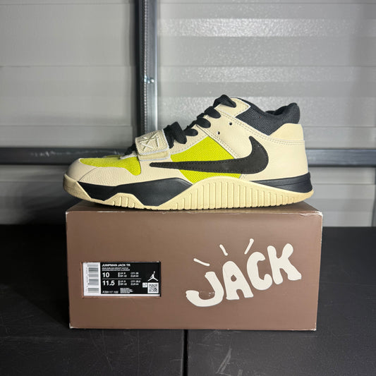Size 10 - Jumpman Jack TR Travis Scott Bright Cactus