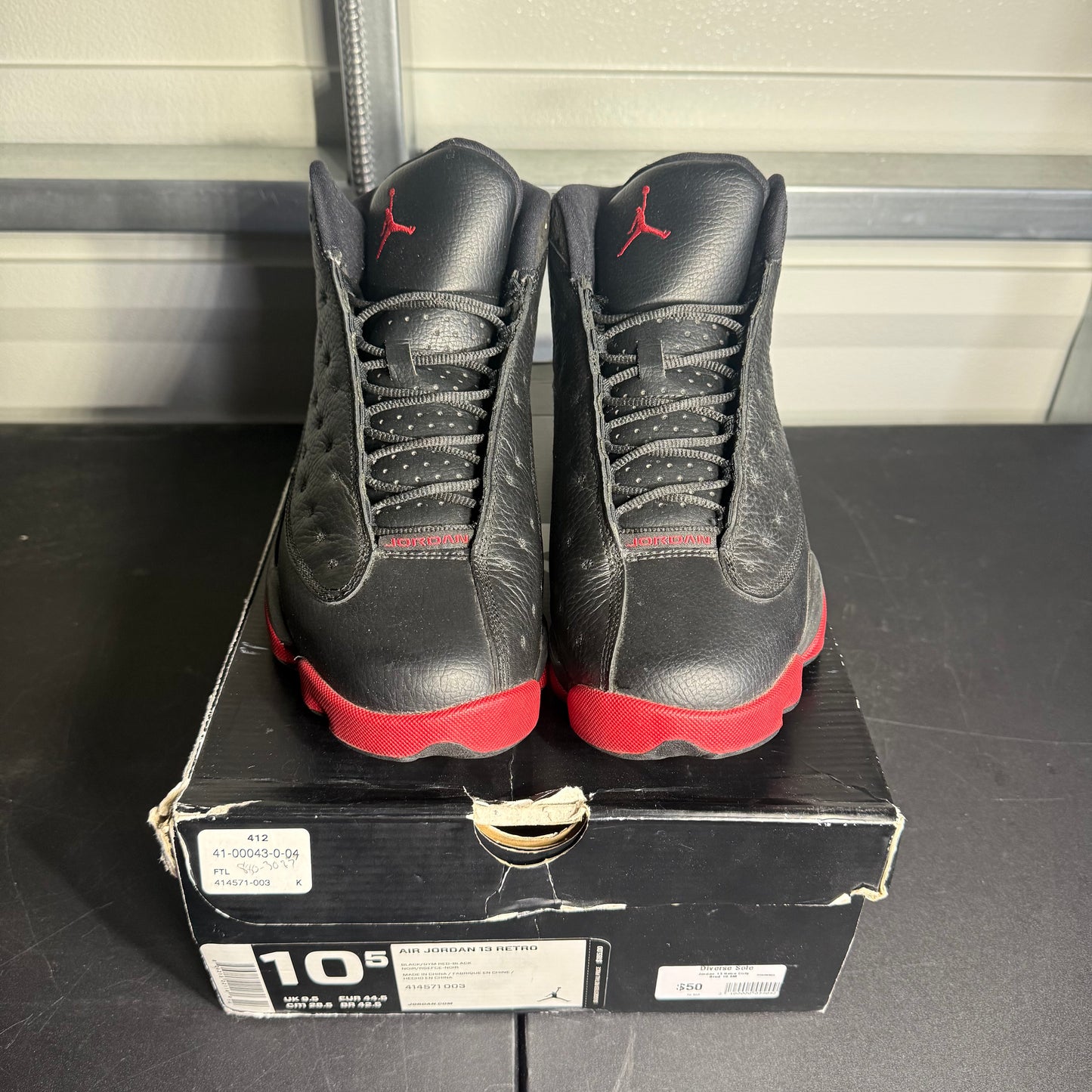 Size 10.5 - AJ 13 Retro Dirty Bred