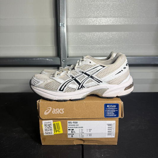 Size 6.5M - Asics Gel-1130 White and Black