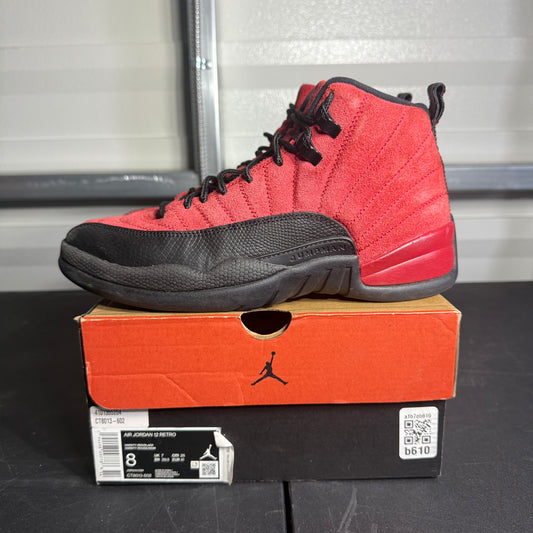 Size 8 - AJ 12 Retro Reverse Flu Game