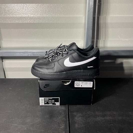 Size 11.5 - AF 1 Low Supreme Black White