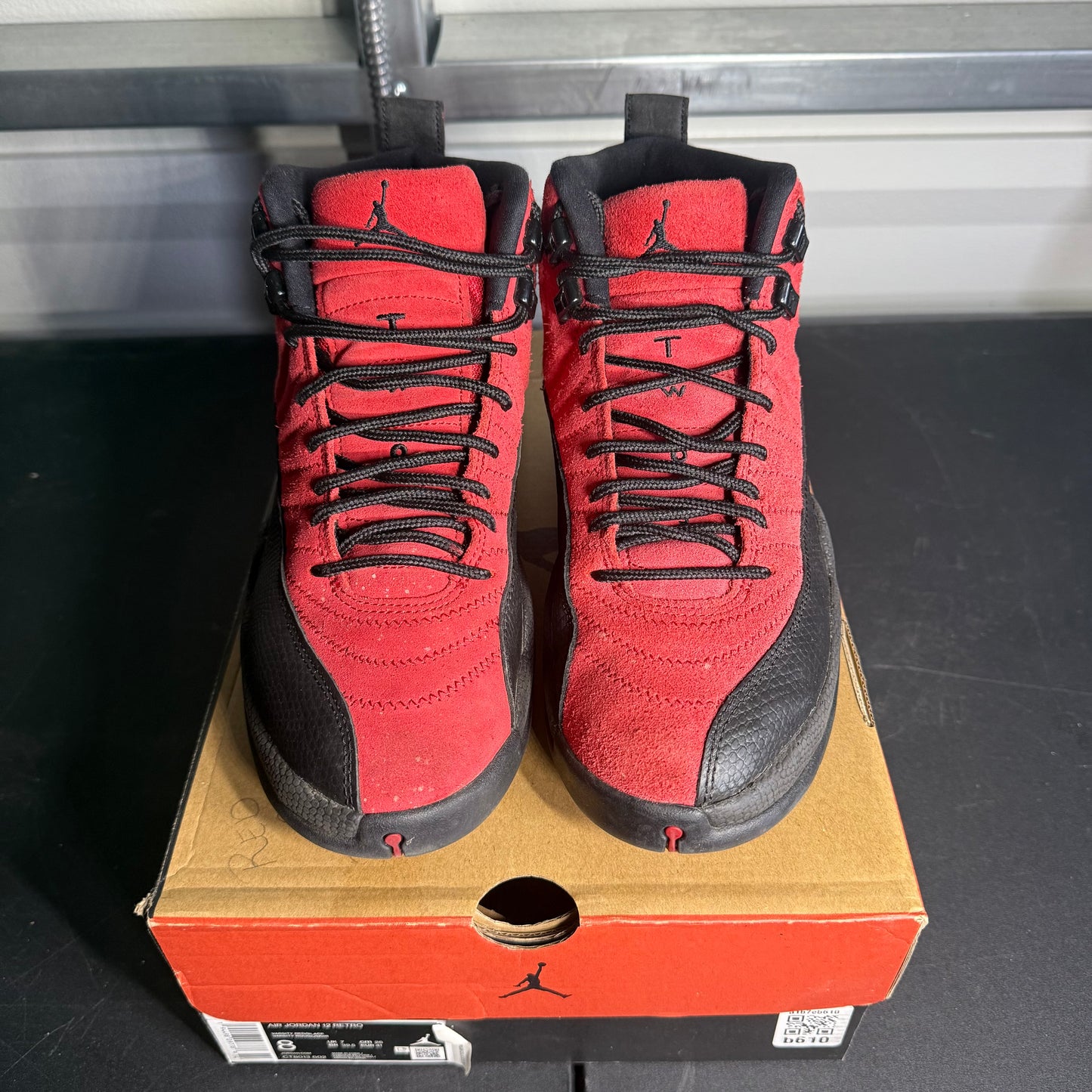 Size 8 - AJ 12 Retro Reverse Flu Game