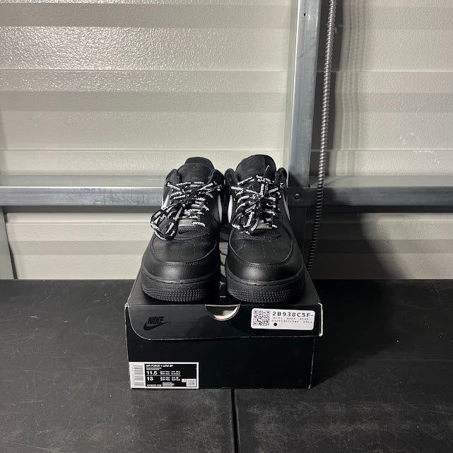 Size 11.5 - AF 1 Low Supreme Black White