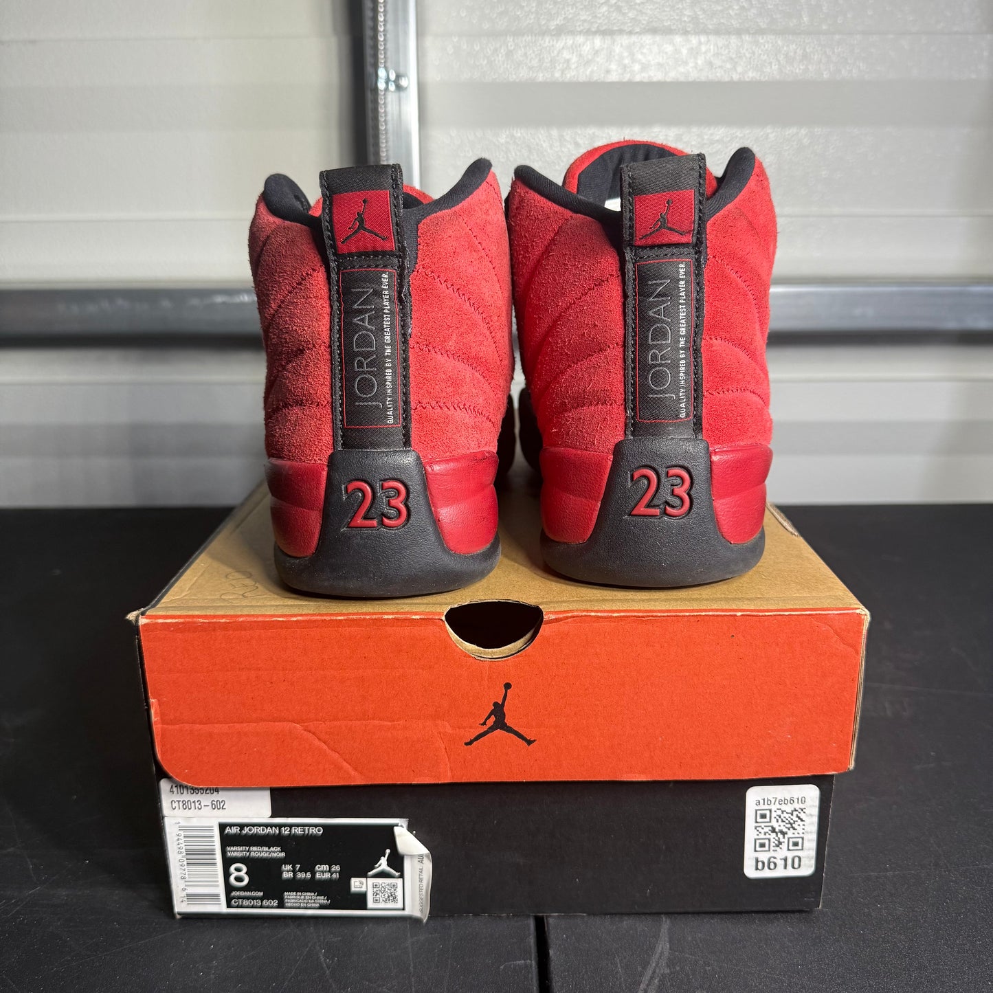 Size 8 - AJ 12 Retro Reverse Flu Game