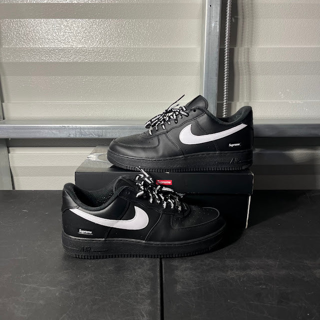 Size 11.5 - AF 1 Low Supreme Black White