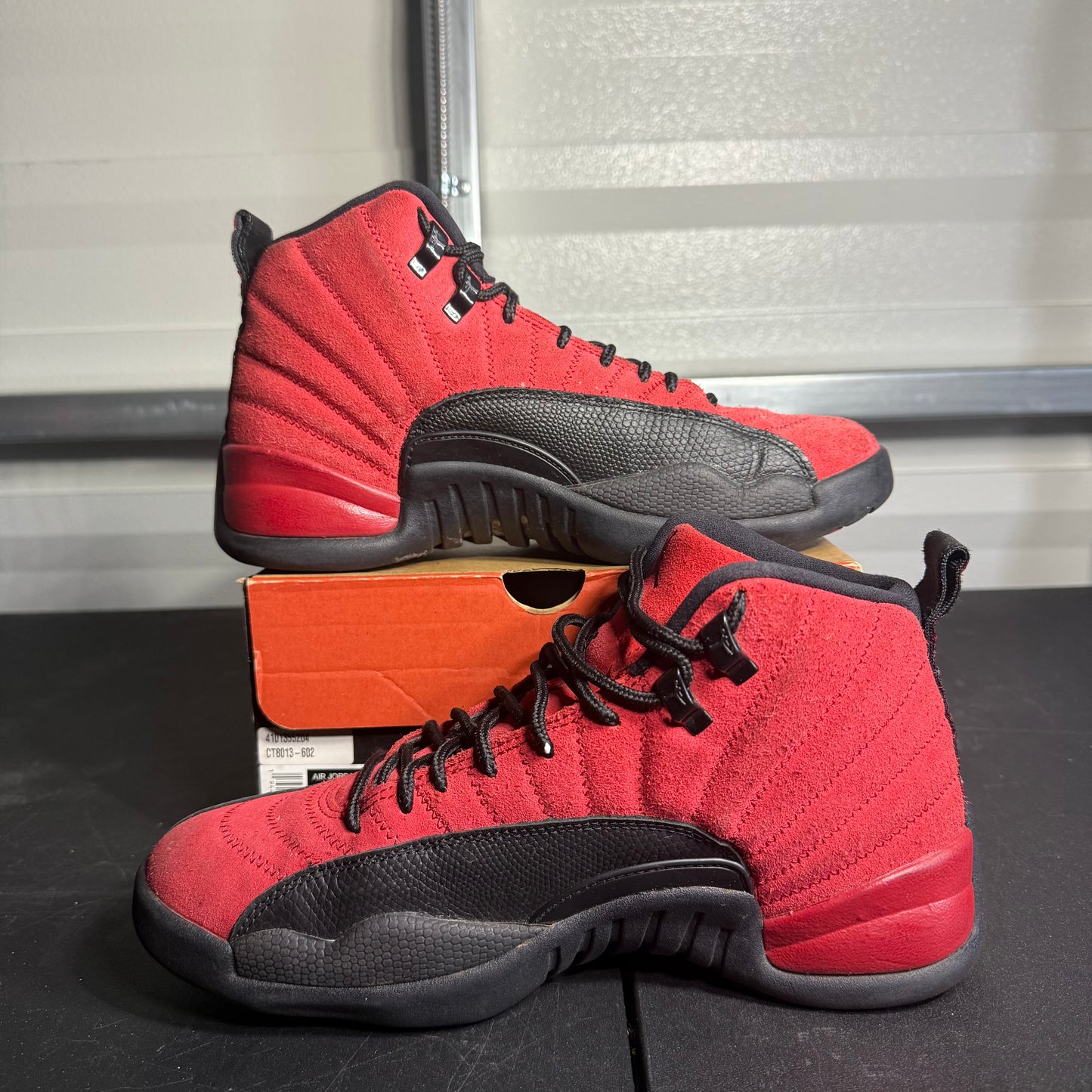 Size 8 - AJ 12 Retro Reverse Flu Game