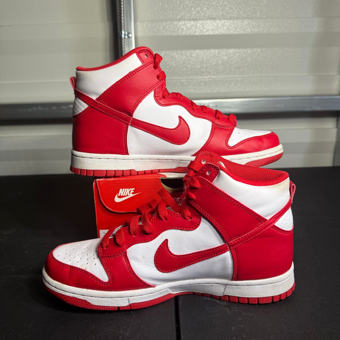 Size 7Y - Dunk High Championship Red