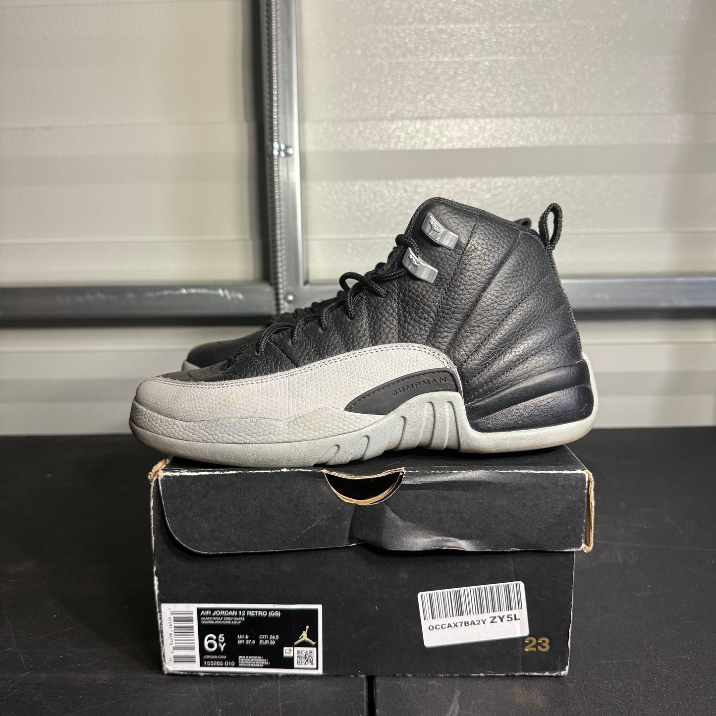 Size 6.5Y - AJ 12 Retro Barons