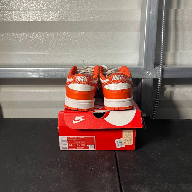 Size 7W - Dunk Low Orange Paisley