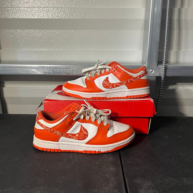 Size 7W - Dunk Low Orange Paisley