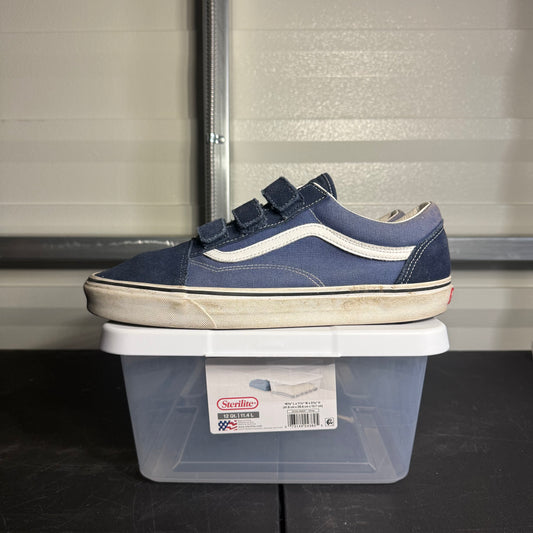 Size 12 - V Old Skool Velcro Navy