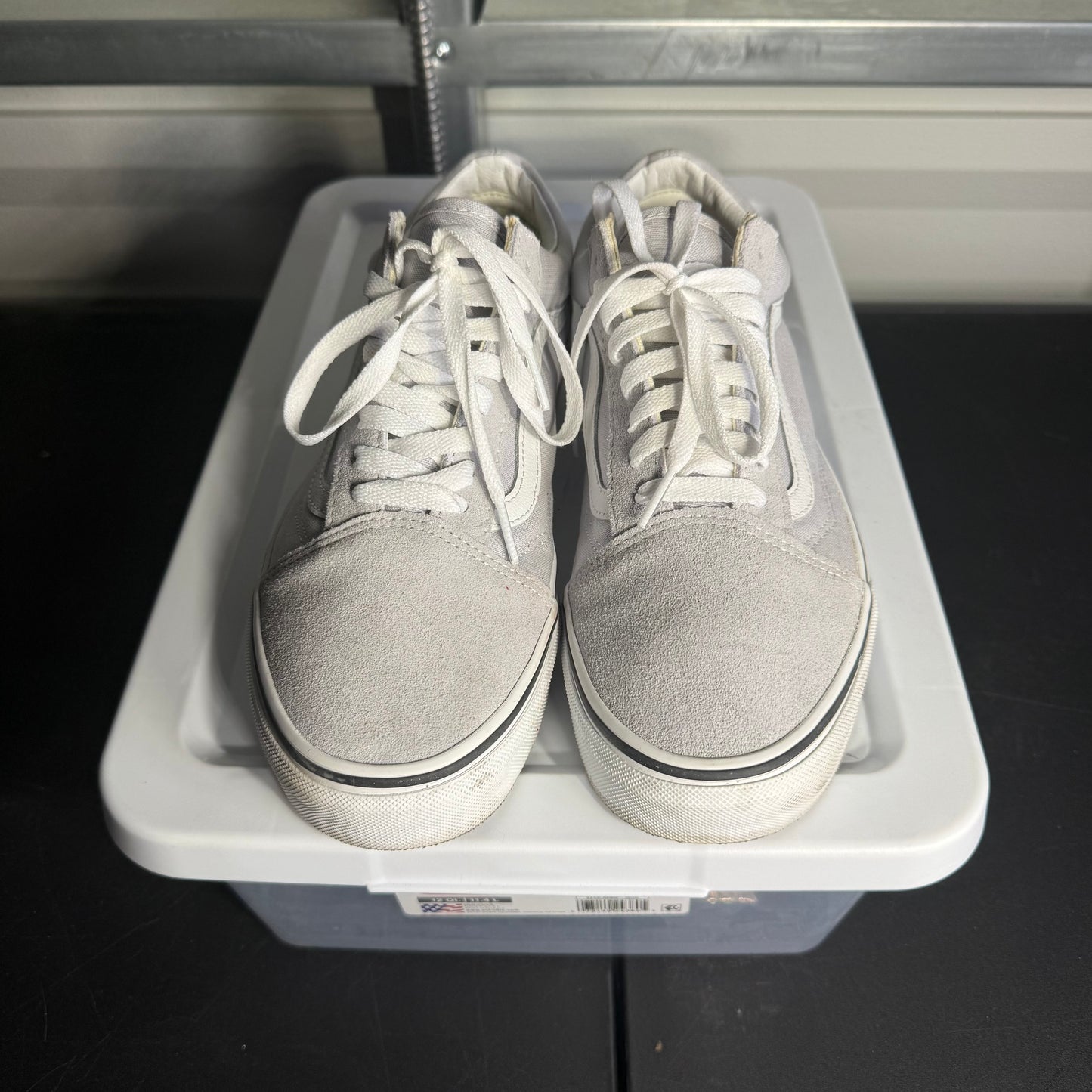 Size 9 - V Old Skool Low-Top Light Gray