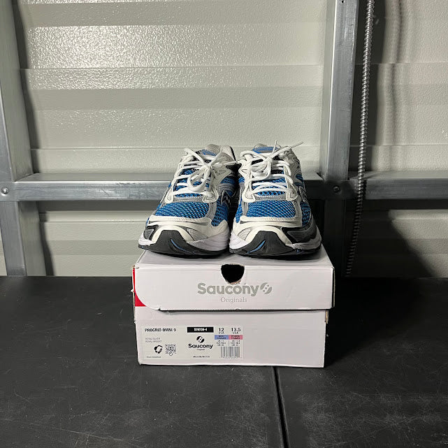 Size 12 - Saucony ProGrid Omni 9 Royal Silver