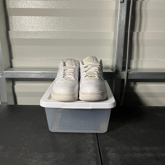 Size 12 - AF 1 Low Supreme Box Logo White