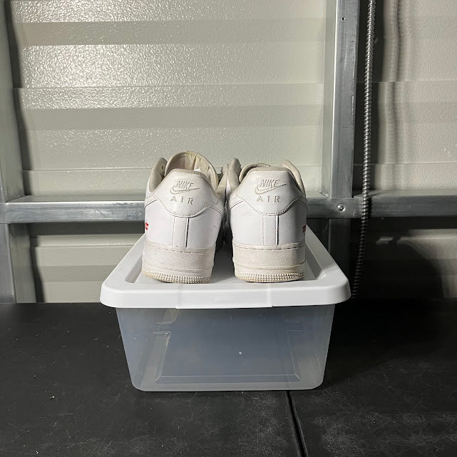 Size 12 - AF 1 Low Supreme Box Logo White