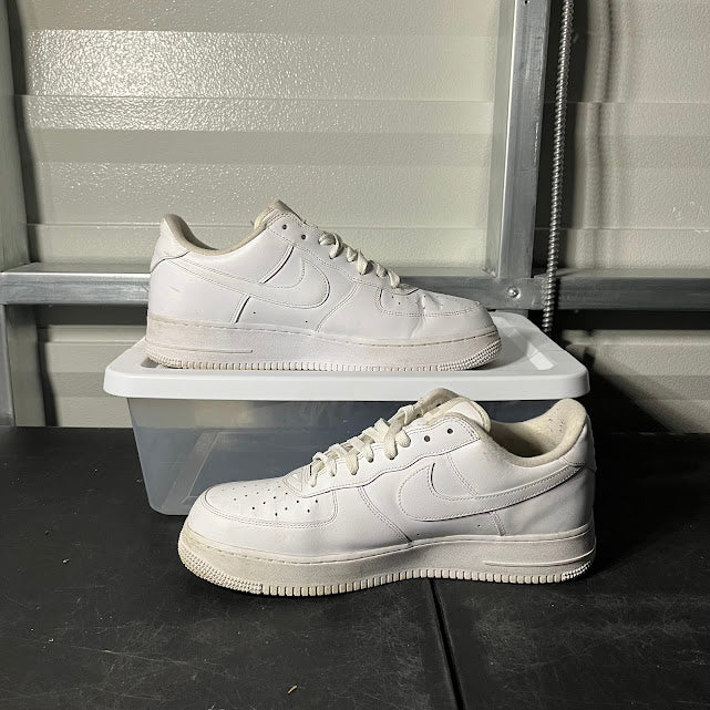 Size 12 - AF 1 Low Supreme Box Logo White