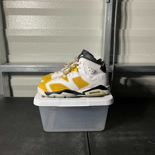 Size 6Y - AJ 6 Retro Yellow Ochre