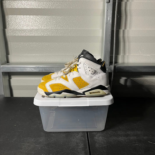 Size 6Y - AJ 6 Retro Yellow Ochre