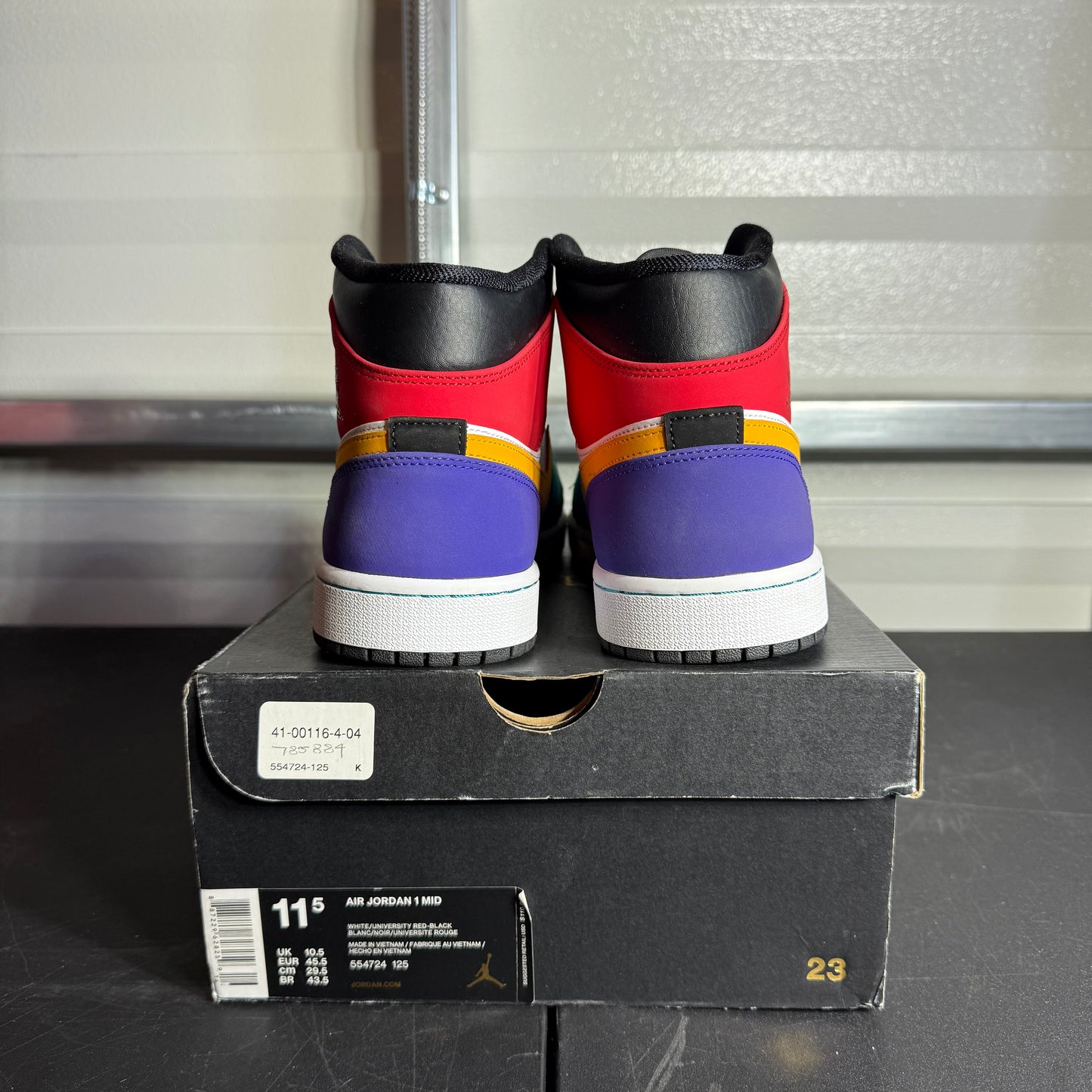Size 11.5 - AJ 1 Mid Multi-Color