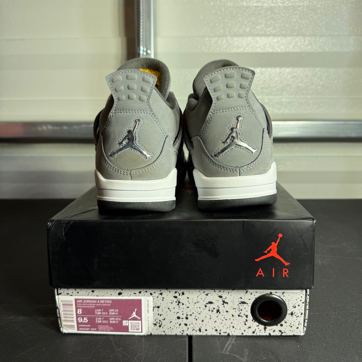Size 8 - AJ 4 Retro Cool Grey
