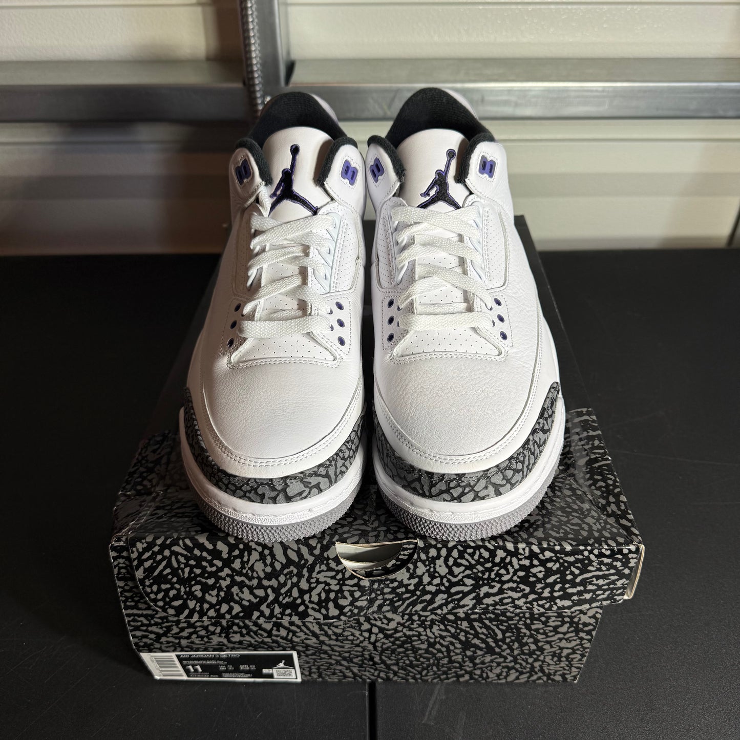 Size 11 - AJ 3 Retro Dark Iris