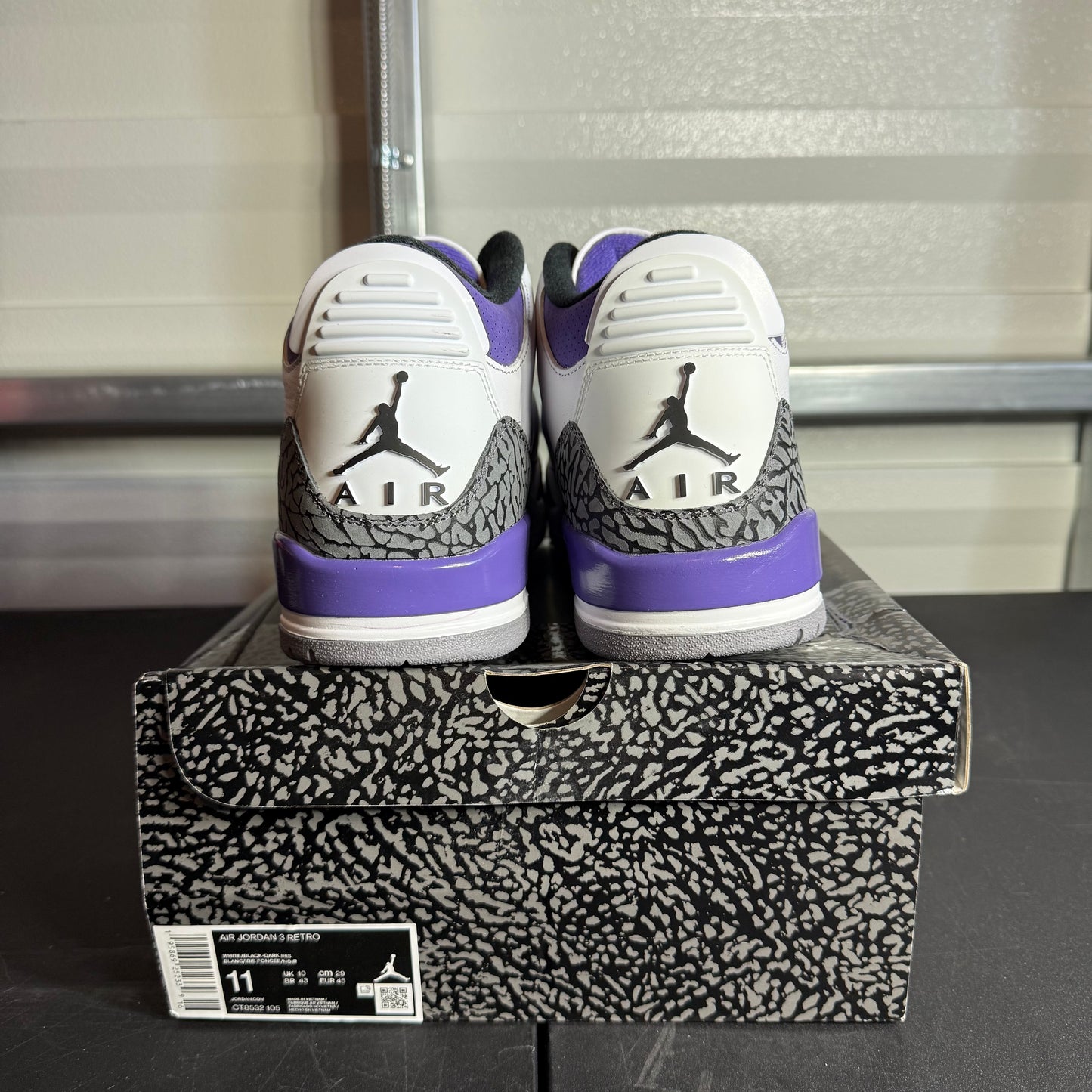 Size 11 - AJ 3 Retro Dark Iris