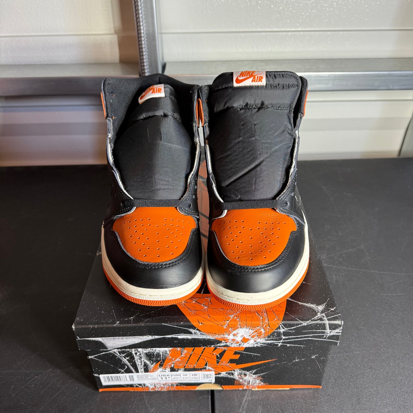 Size 11.5 - AJ 1 Retro High Shattered Blackboard