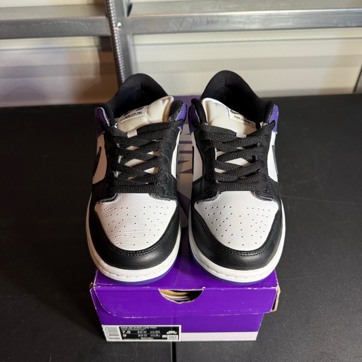 Size 7.5 - SB Dunk Low Pro Court Purple