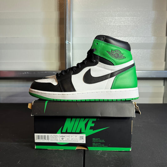 Size 9.5 - AJ 1 Retro High Lucky Green
