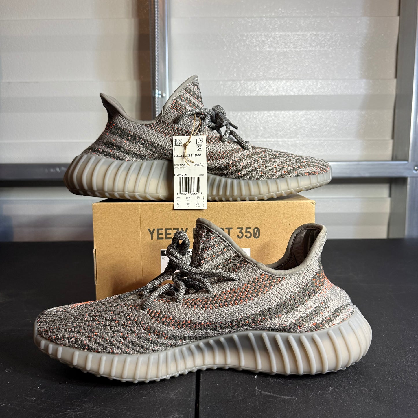 Size 12 - YZY Boost 350 V2 Beluga Reflective