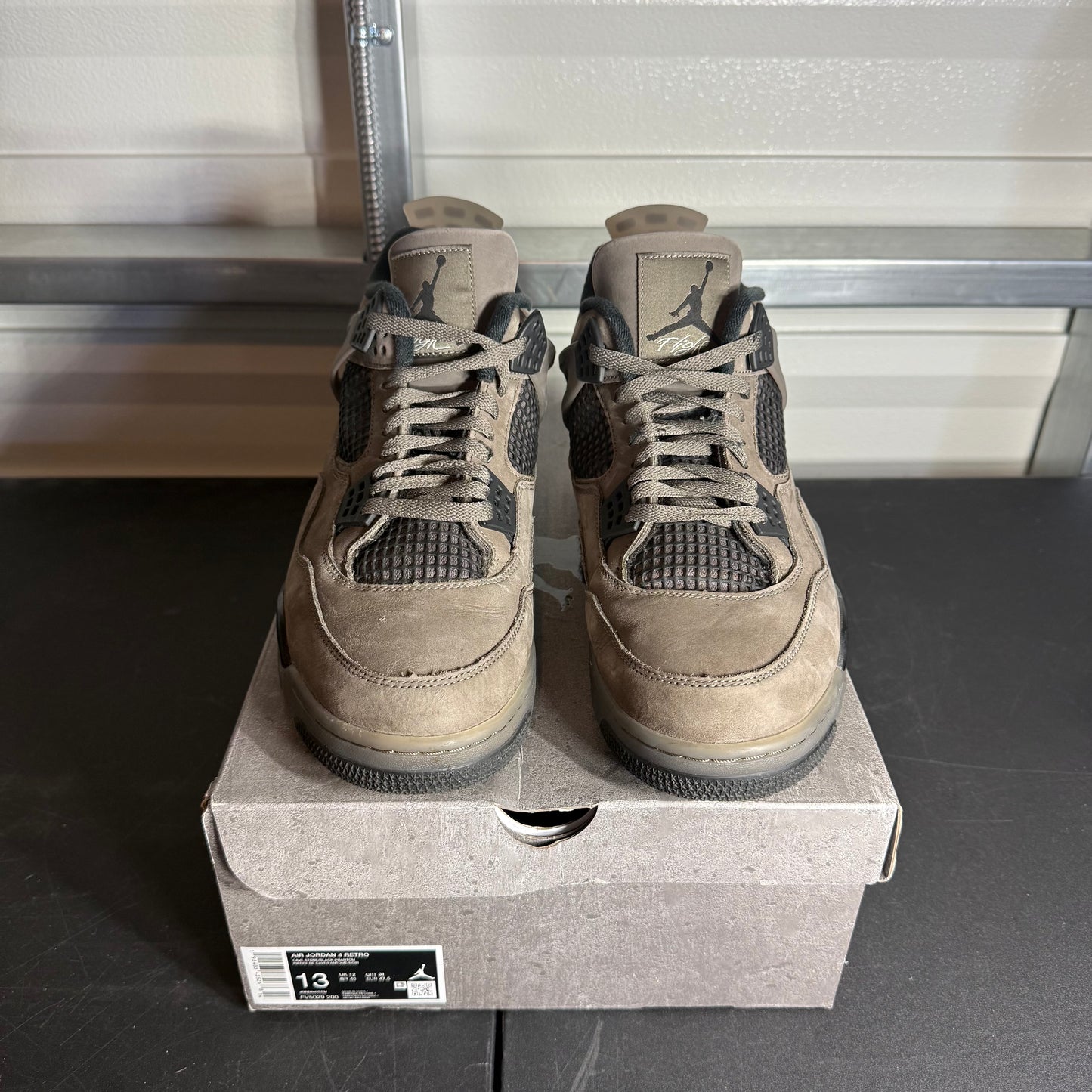 Size 13 - AJ 4 Retro Cave Stone