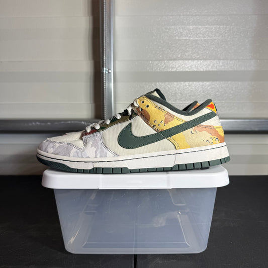 Size 10.5 - Dunk Low Sail Multi-Camo