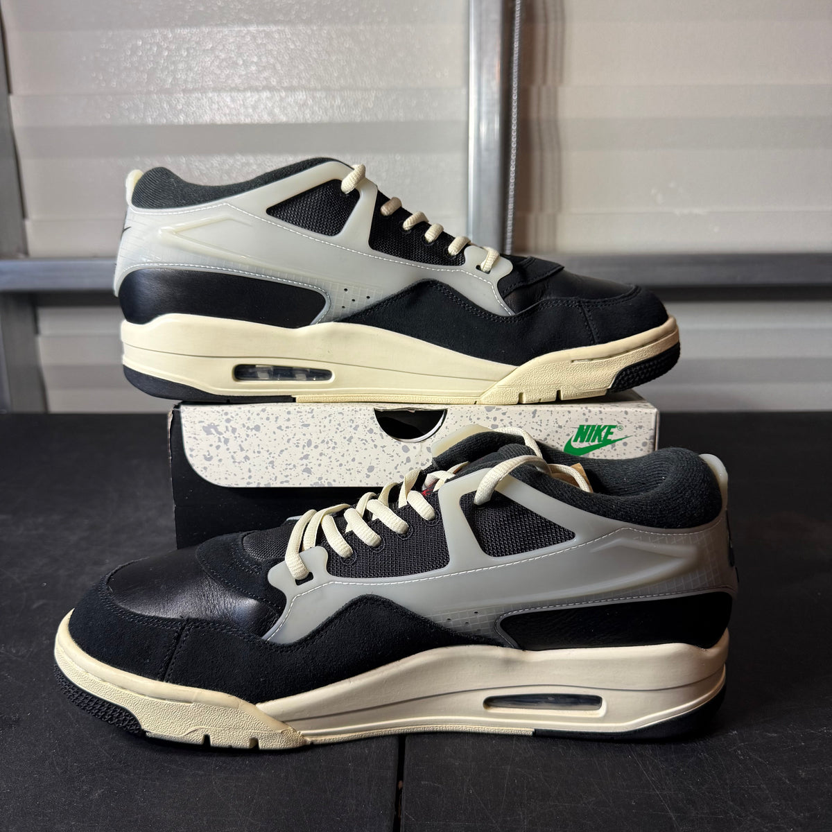 Size 12 - AJ 4 RM Low Black Sail
