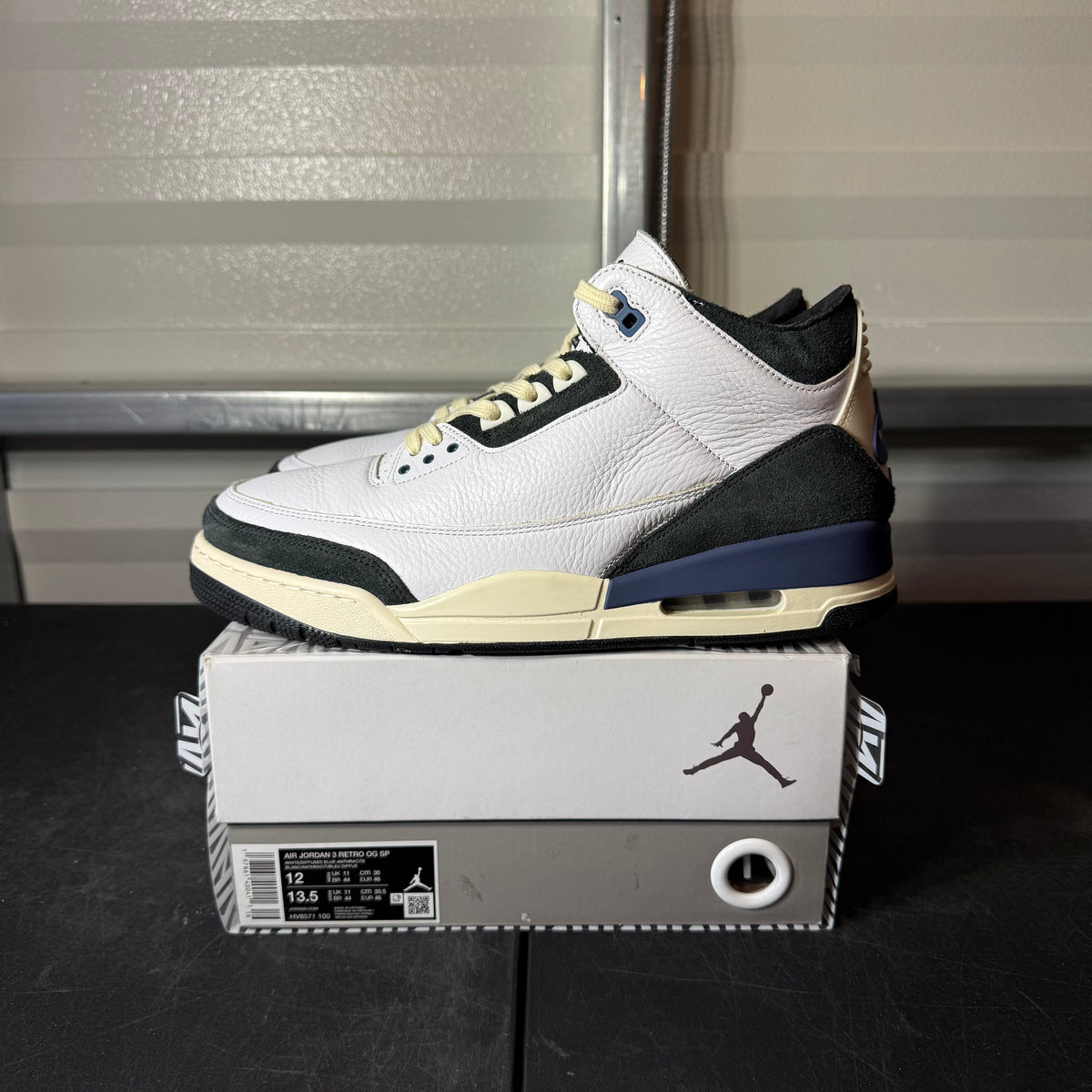 Size 12 - AJ 3 A Ma Maniere Diffused Blue