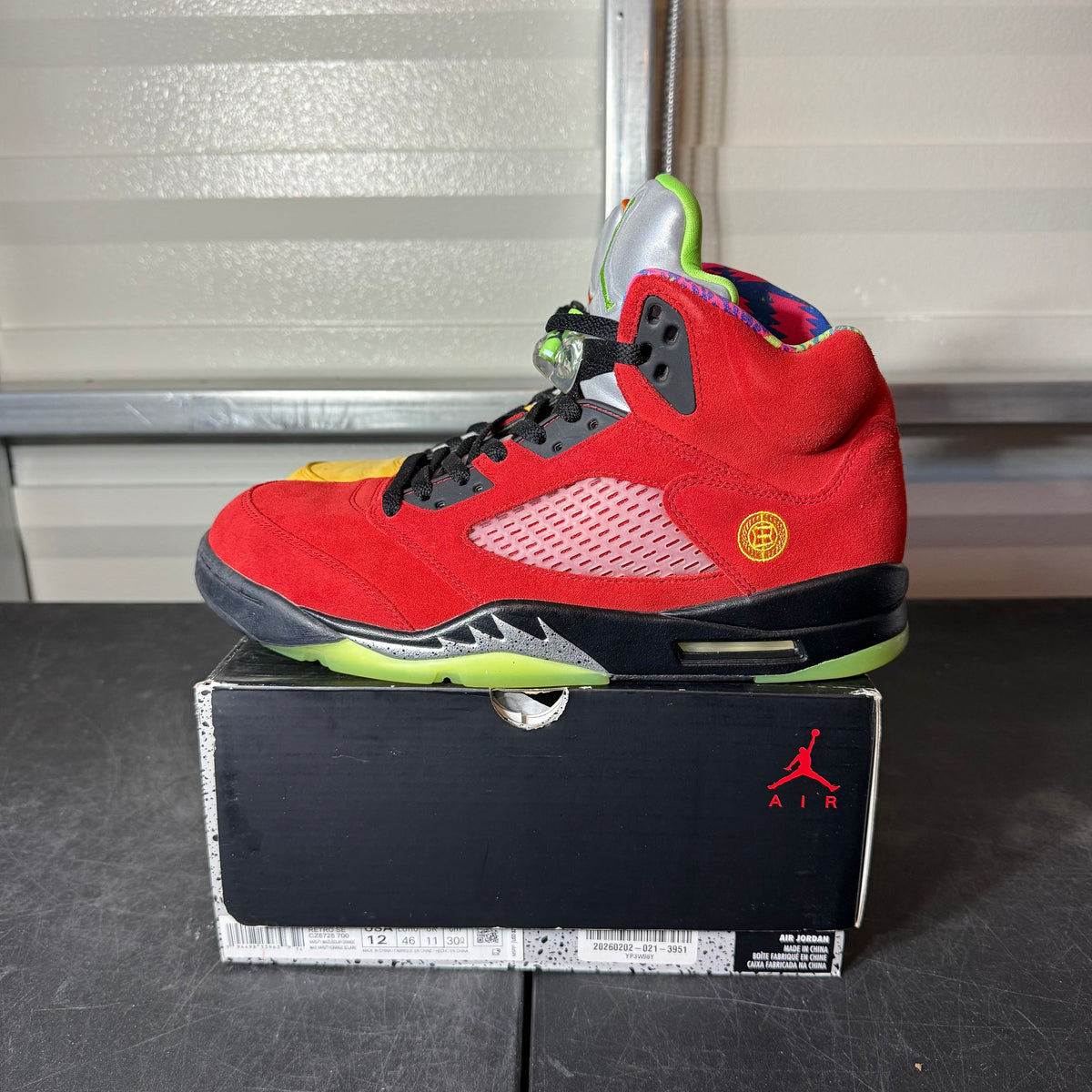 Size 12 - AJ 5 What The