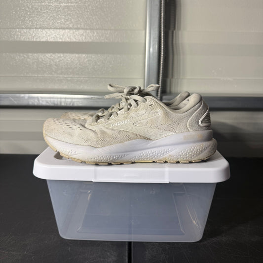 Size 6W - Brooks Ghost 16 White