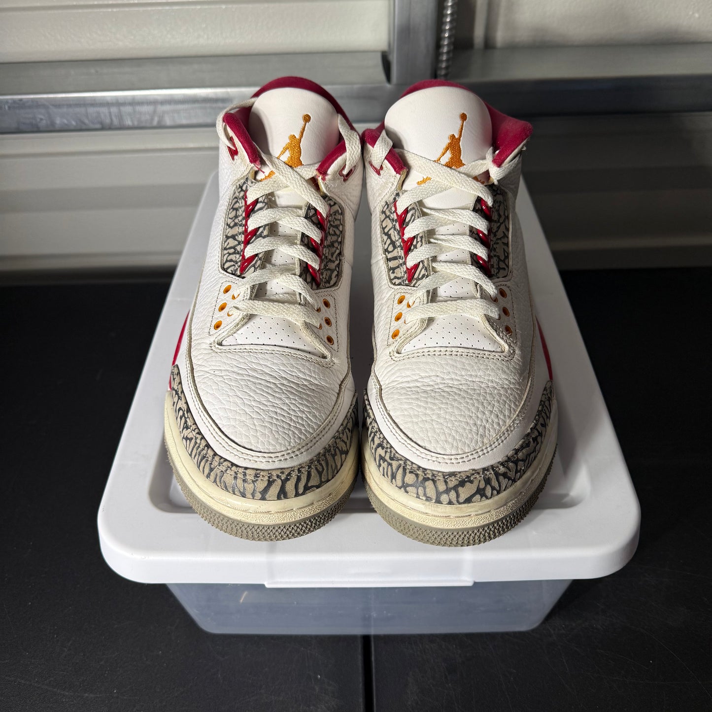 Size 10 - AJ 3 Retro Cardinal Red