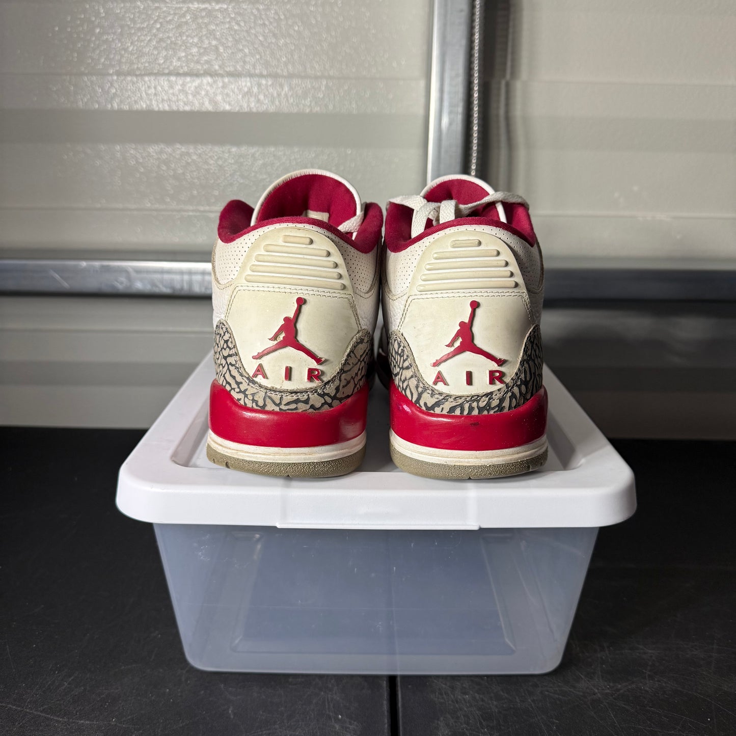 Size 10 - AJ 3 Retro Cardinal Red