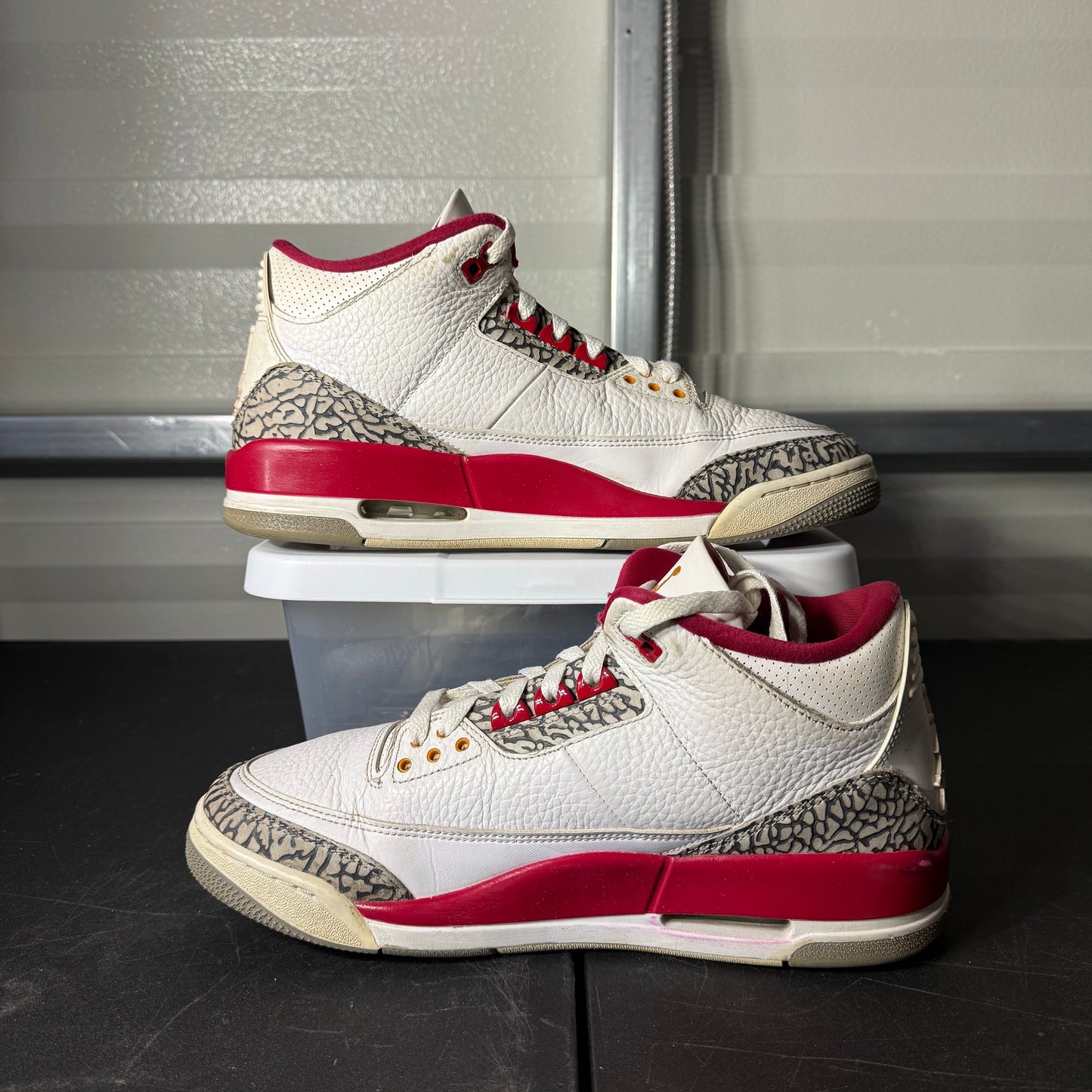 Size 10 - AJ 3 Retro Cardinal Red