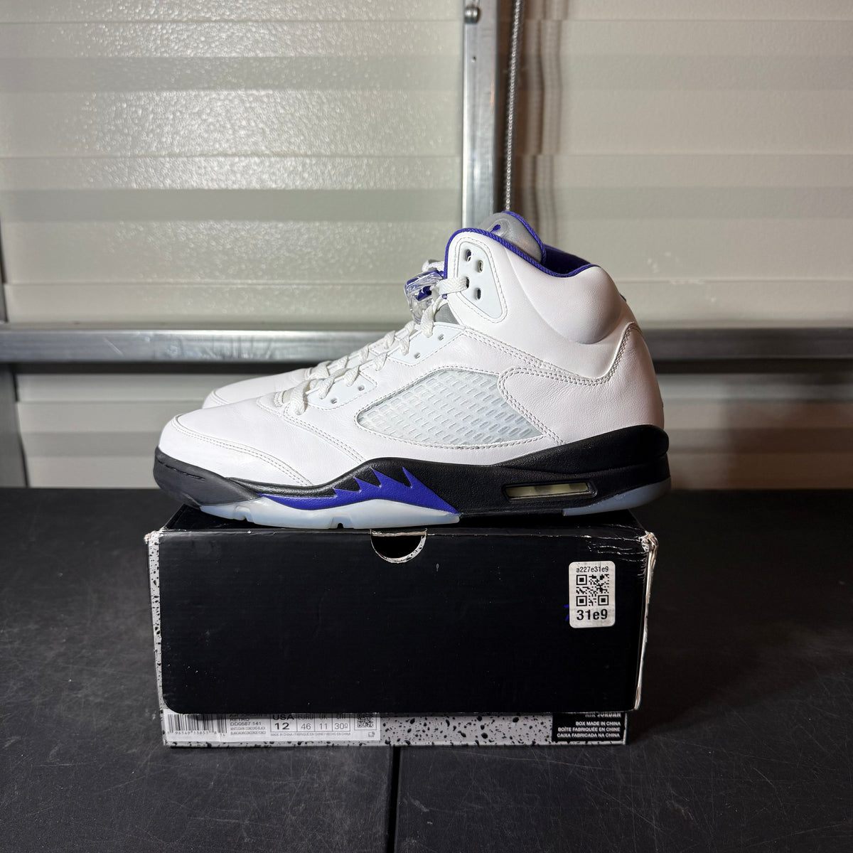 Size 12 - AJ 5 Dark Concord