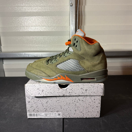Size 12 - AJ 5 Olive