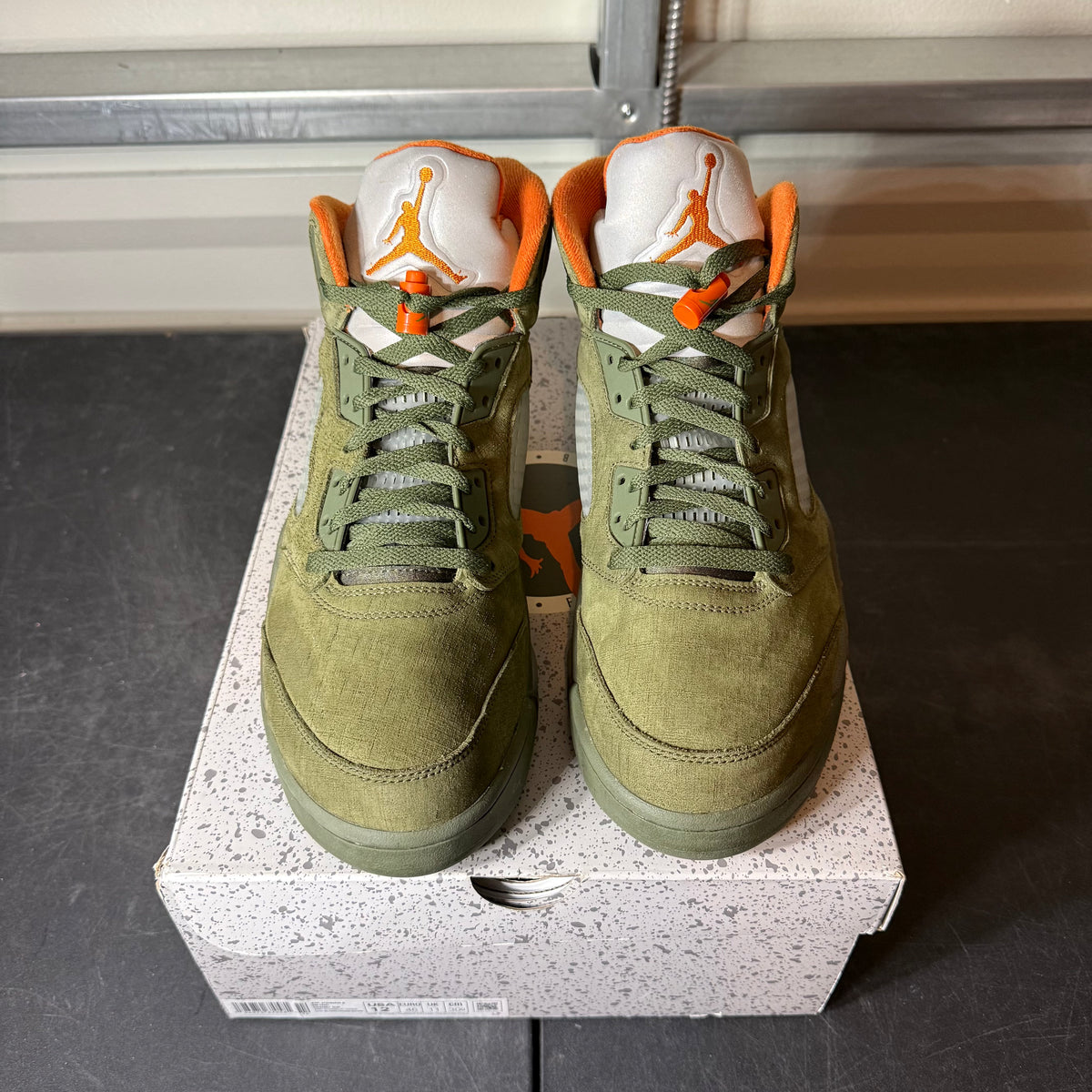 Size 12 - AJ 5 Olive